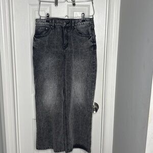 Rewash Charcoal Flare Jeans
